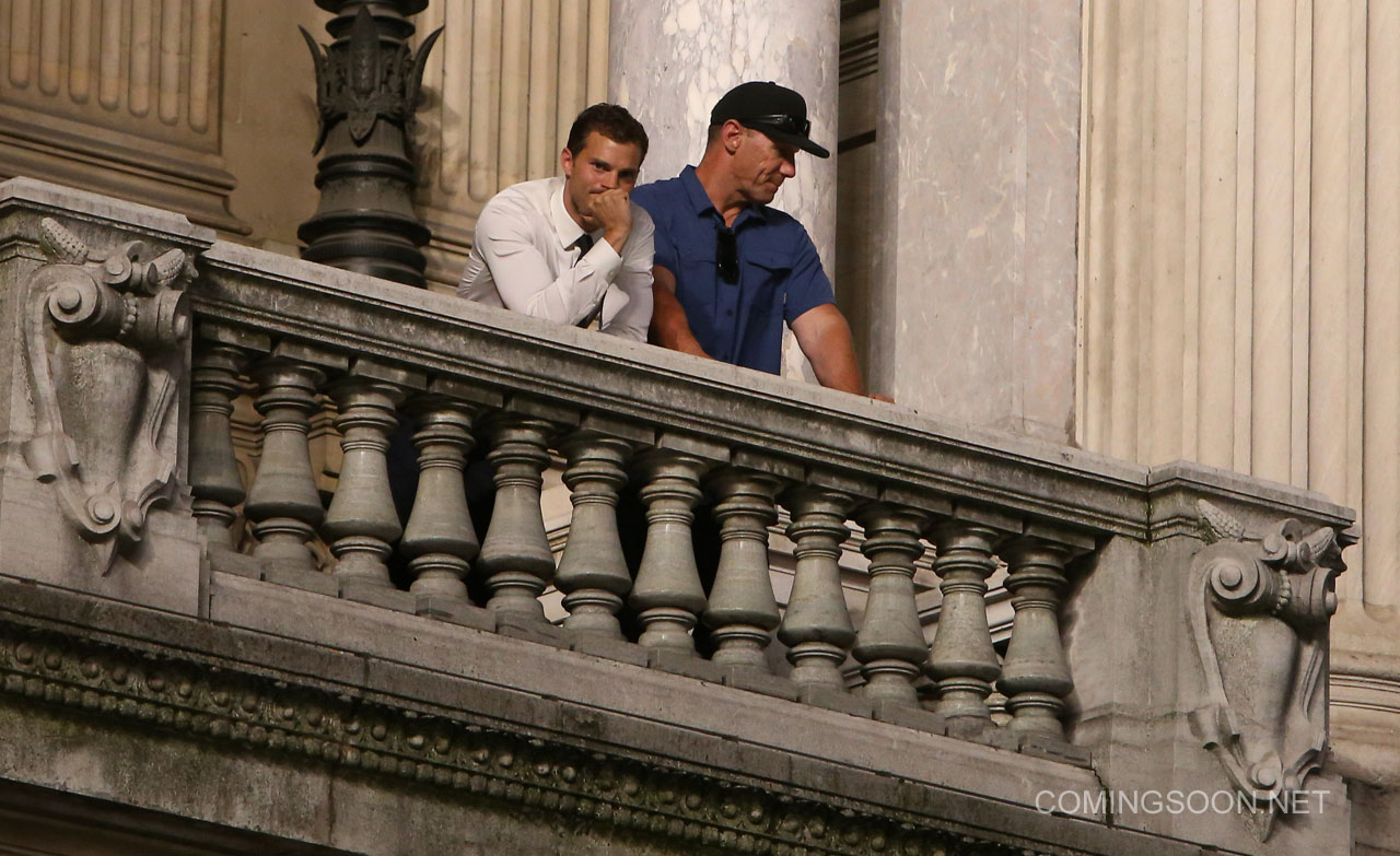 Filming on 'Fifty Shades Darker' takes place at Opera Garnier in Paris Featuring: Jamie Dornan Where: Paris, France When: 18 Jul 2016 Credit: WENN.com **Not available for publication in France, Belgium, Spain, Italy**