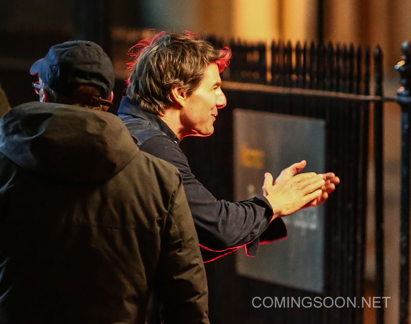 Tom Cruise and Annabelle Wallis film a scene for the movie "The Mummy' in Oxford Featuring: Tom Cruise Where: Oxford, United Kingdom When: 06 Apr 2016 Credit: WENN.com