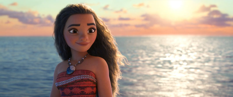 MOANA is an adventurous, tenacious and compassionate 16-year-old who sails out on a daring mission to save her people. Along the way, she discovers the one thing she's always sought: her own identity. Directed by the renowned filmmaking team of Ron Clements and John Musker (“The Little Mermaid,” “Aladdin,” “The Princess & the Frog”) and featuring newcomer Auli'I Cravalho as the voice of Moana, Walt Disney Animation Studios' “Moana” sails into U.S. theaters on Nov. 23, 2016. ©2016 Disney. All Rights Reserved.