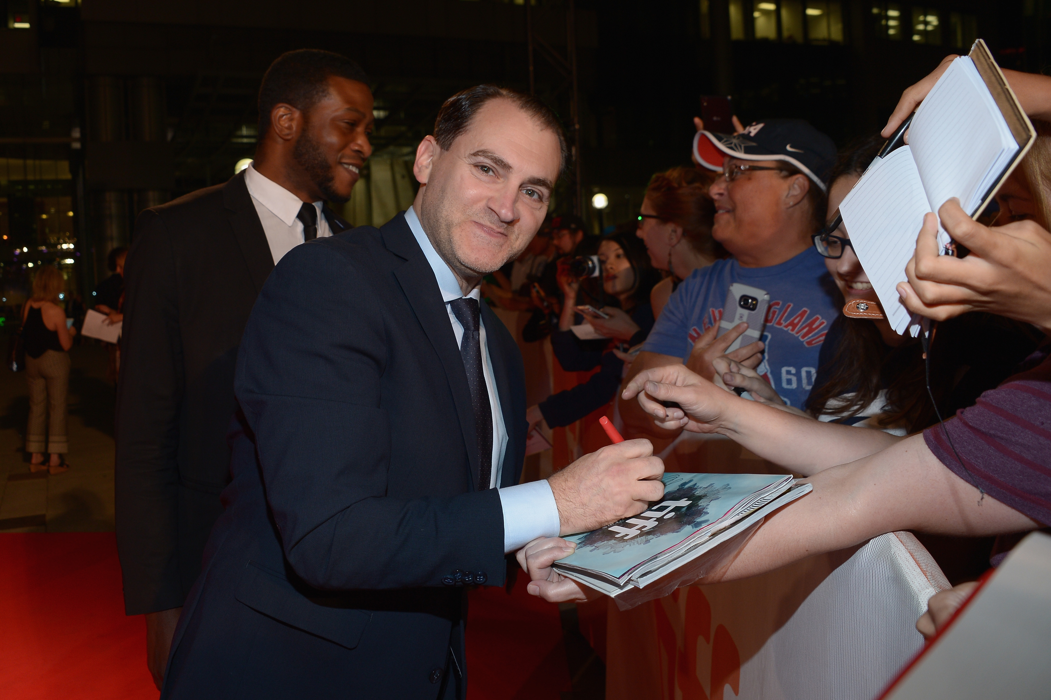 TORONTO, ON - SEPTEMBER 12:  Actor Michael Stuhlbarg greets fans at the "Arrival" premiere during the 2016 Toronto International Film Festival at Roy Thomson Hall on September 12, 2016 in Toronto, Canada.  (Photo by Alberto E. Rodriguez/Getty Images)