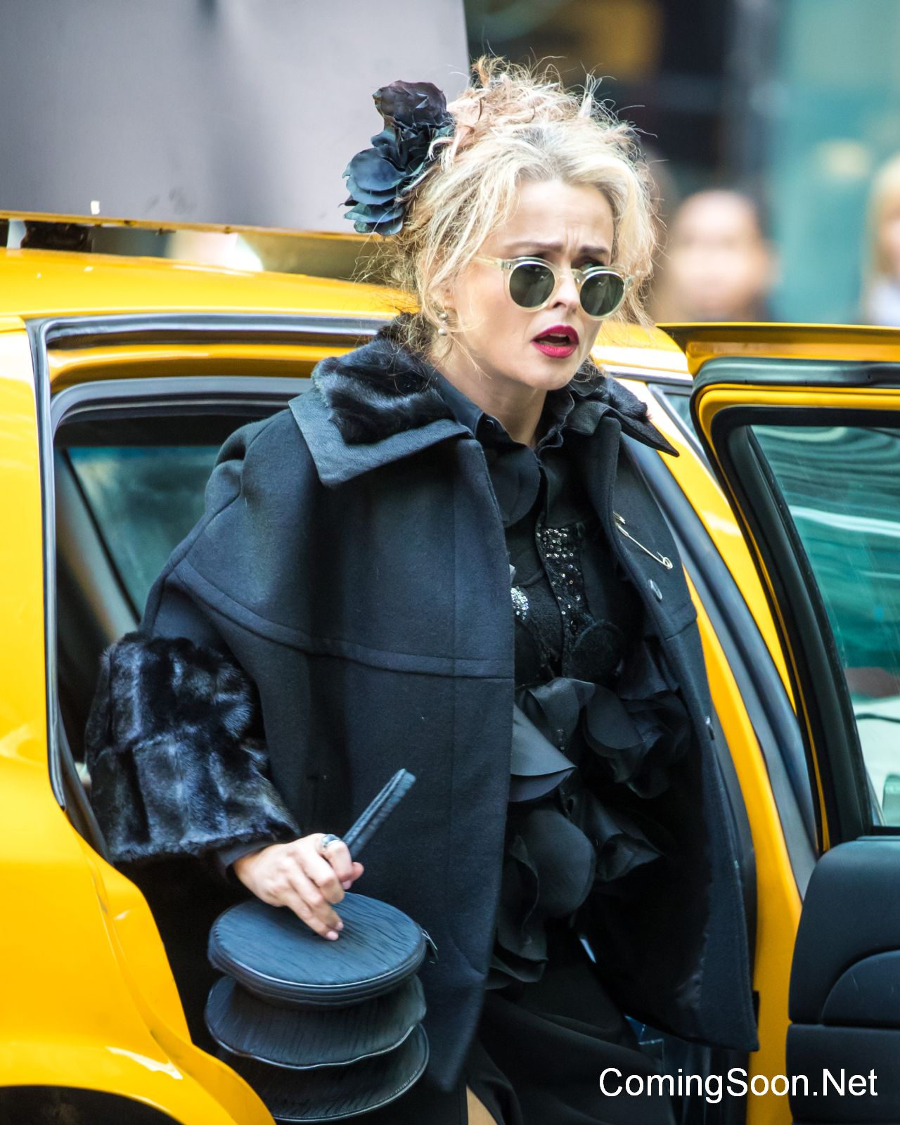'Ocean's Eight' filming in Midtown New York Featuring: Helena Bonham Carter Where: NY, New York, United States When: 26 Oct 2016 Credit: WENN.com