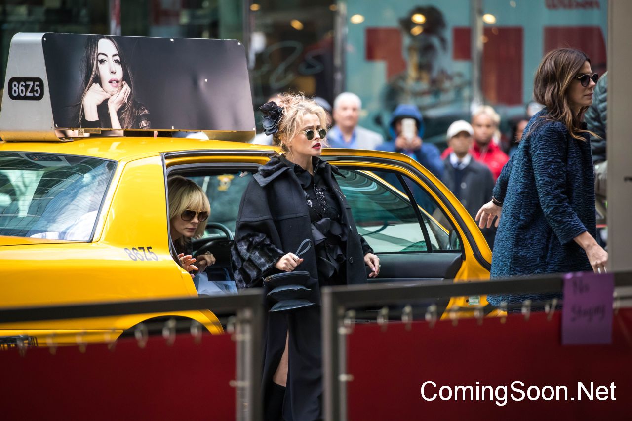 'Ocean's Eight' filming in Midtown New York Featuring: Cate Blanchett, Helena Bonham Carter, Sandra Bullock Where: NY, New York, United States When: 26 Oct 2016 Credit: WENN.com
