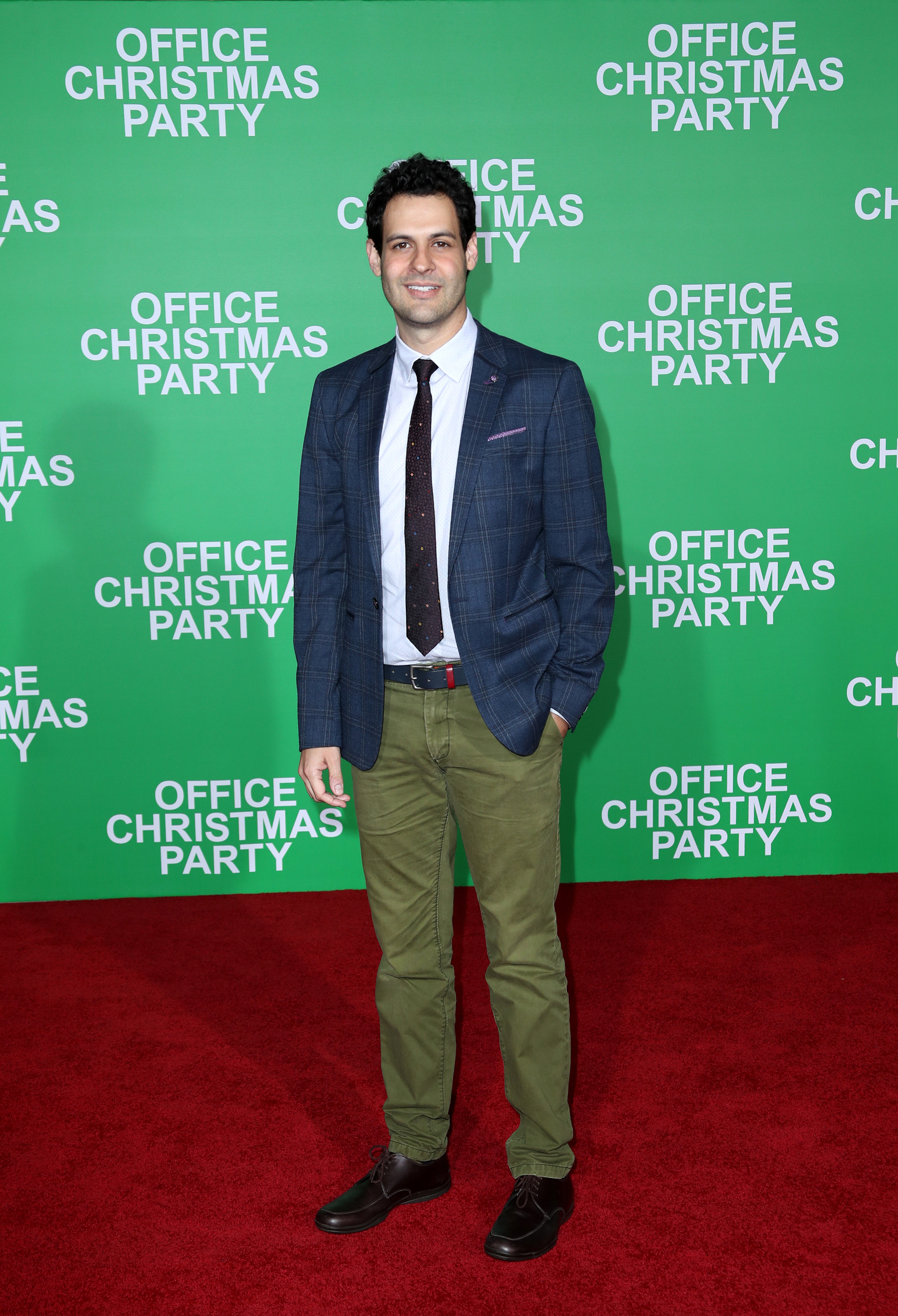 WESTWOOD, CA - DECEMBER 07:  Actor Andrew Leeds attends the LA Premiere of Paramount Pictures "Office Christmas Party" at Regency Village Theatre on December 7, 2016 in Westwood, California.  (Photo by Jonathan Leibson/Getty Images for Paramount Pictures) *** Local Caption *** Andrew Leeds