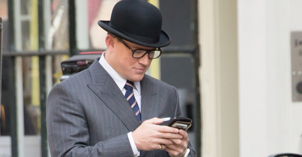 Channing Tatum films scenes for 'Kingsman: The Golden Circle' in London, England Featuring: Channing Tatum Where: London, United Kingdom When: 15 May 2016 Credit: WENN.com